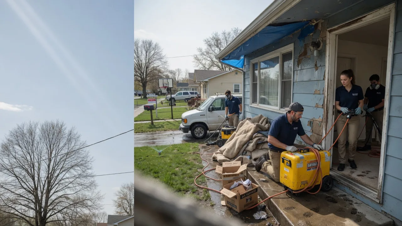 Basement Flood Cleanup in Orient, IL near me